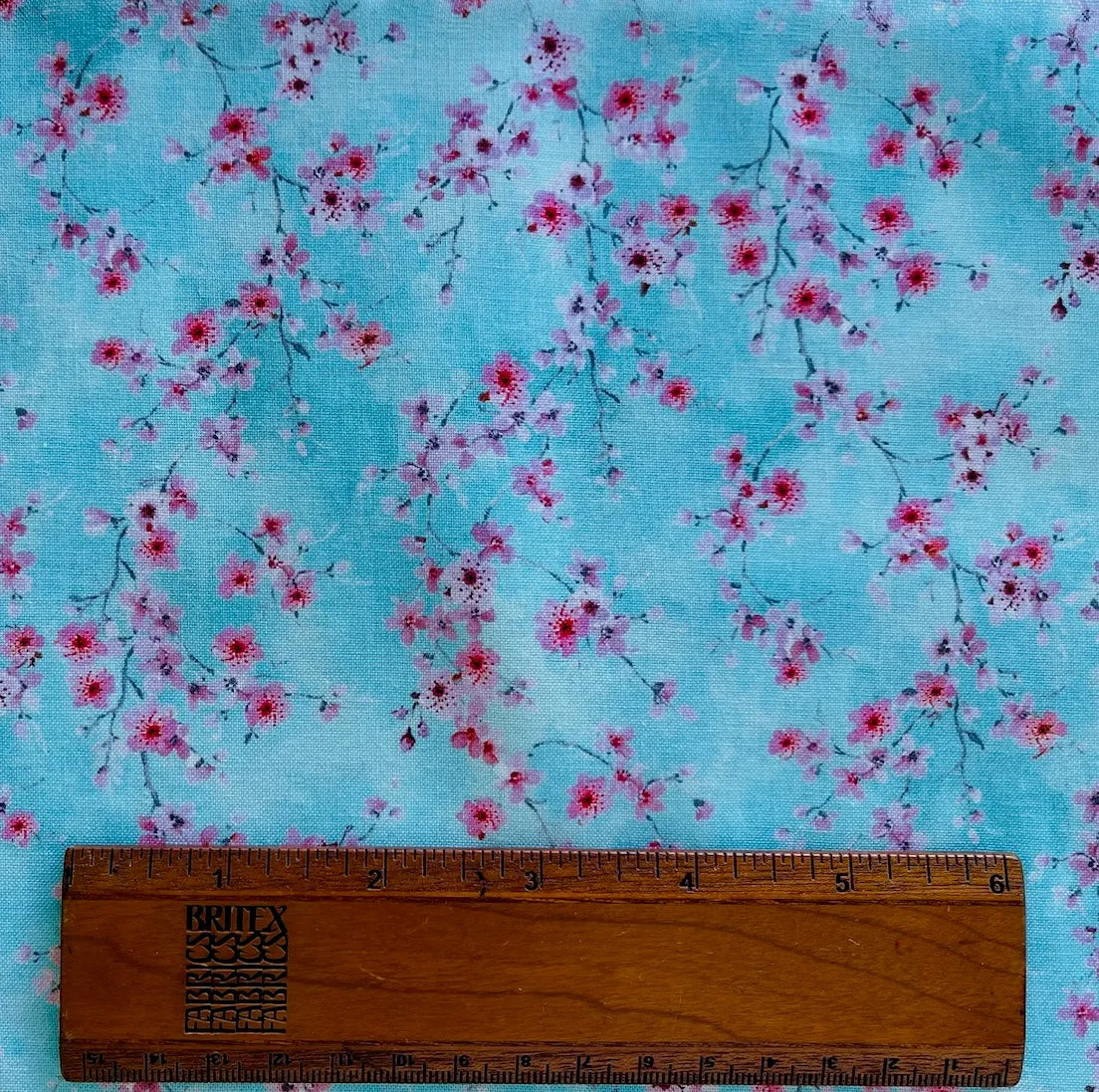Cherry Blossom Fleurs Quilting Cotton (Made in Korea)