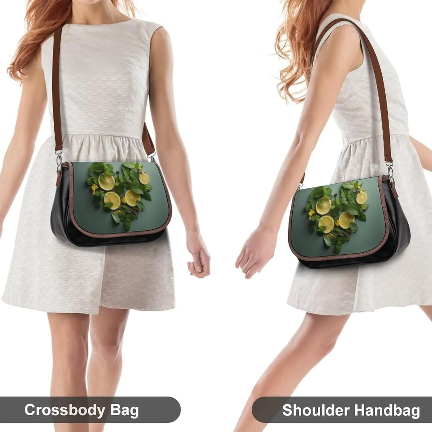 Christmas Barn Door Crossbody Bags for Women,PU Leather Tote Bag for Women,Shoulder Bag Purse for Work Shopping Travel