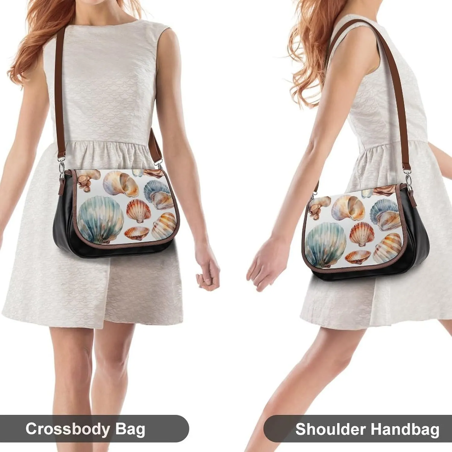Christmas Barn Door Crossbody Bags for Women,PU Leather Tote Bag for Women,Shoulder Bag Purse for Work Shopping Travel