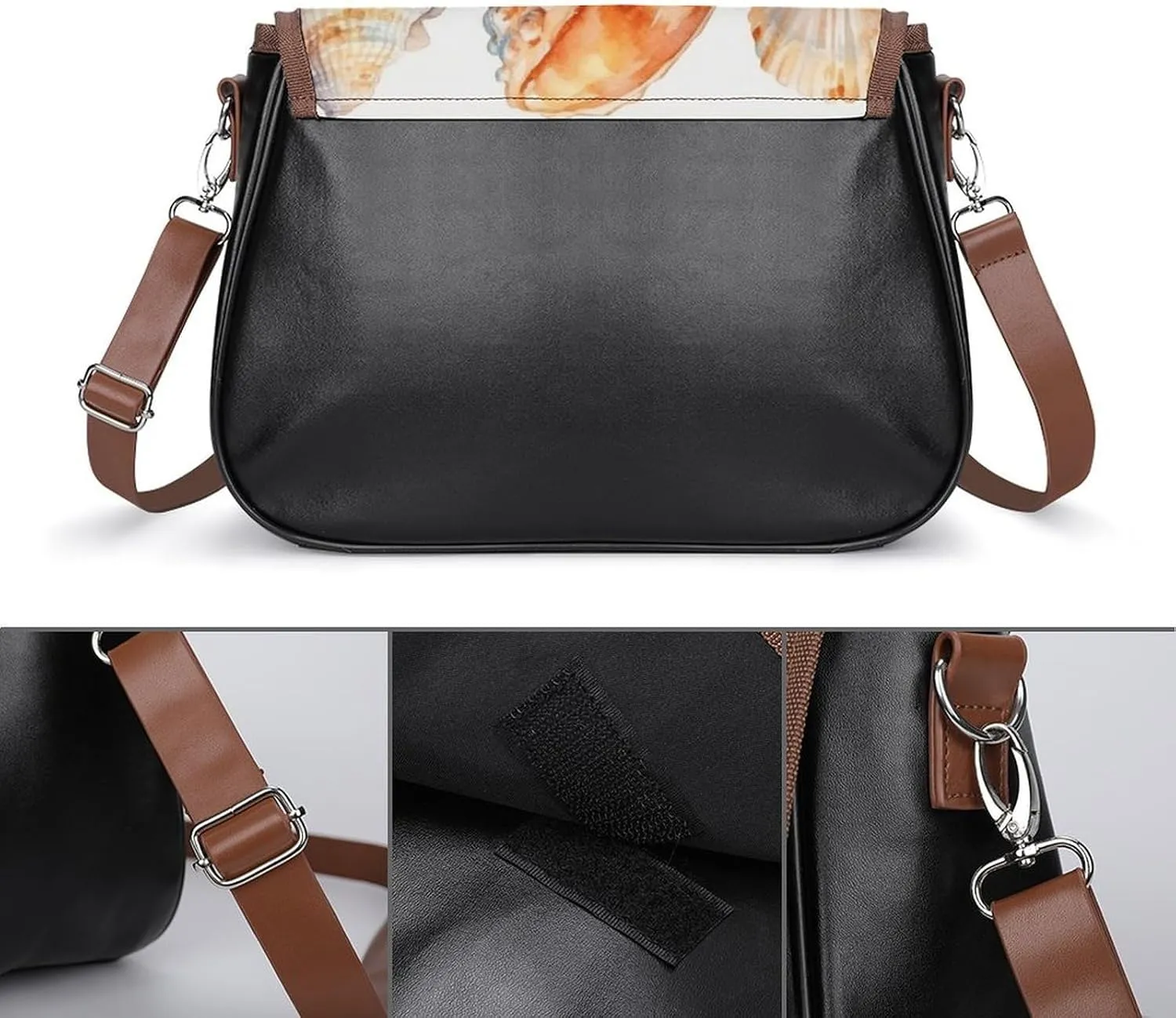Christmas Barn Door Crossbody Bags for Women,PU Leather Tote Bag for Women,Shoulder Bag Purse for Work Shopping Travel