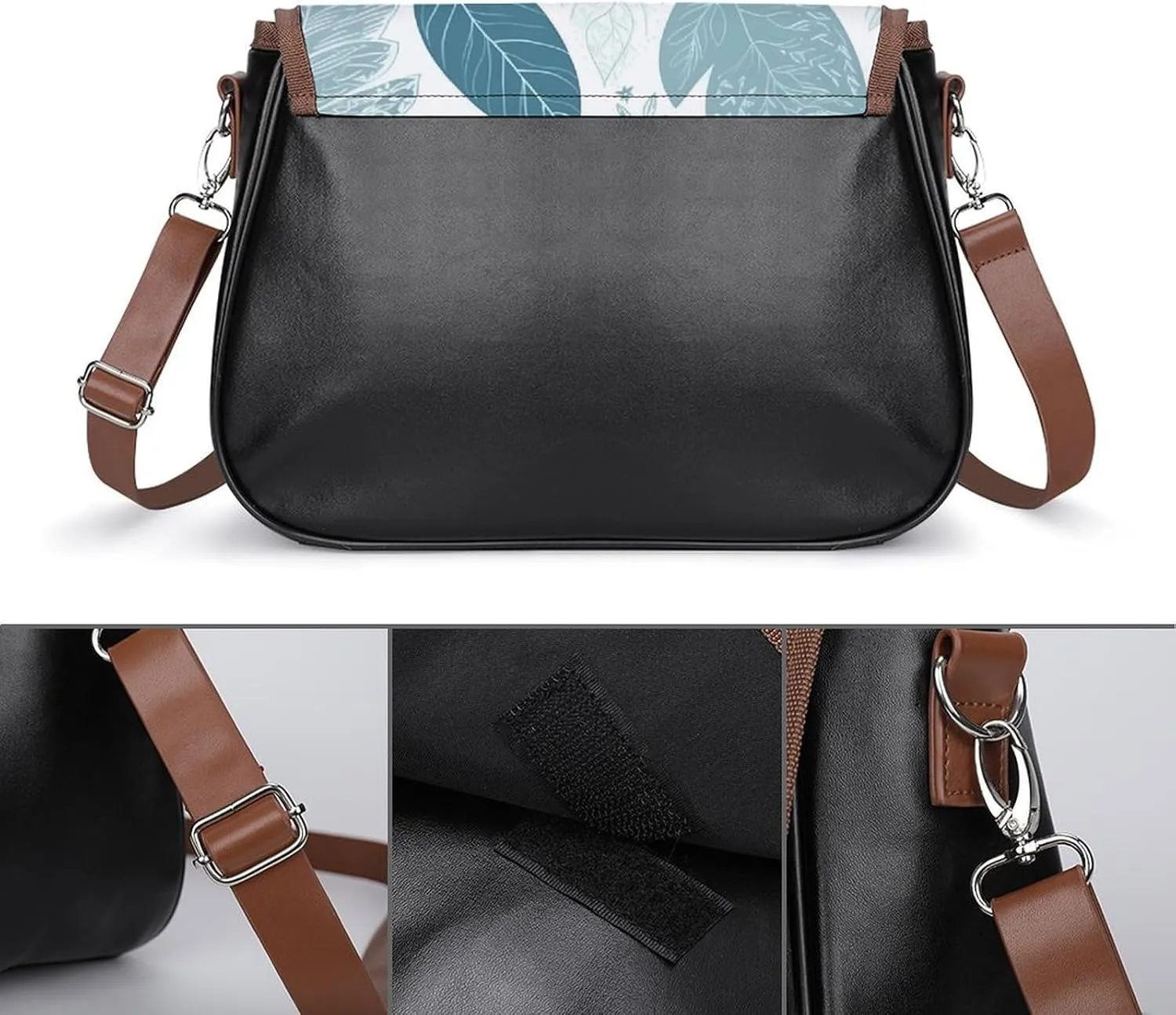 Christmas Barn Door Crossbody Bags for Women,PU Leather Tote Bag for Women,Shoulder Bag Purse for Work Shopping Travel
