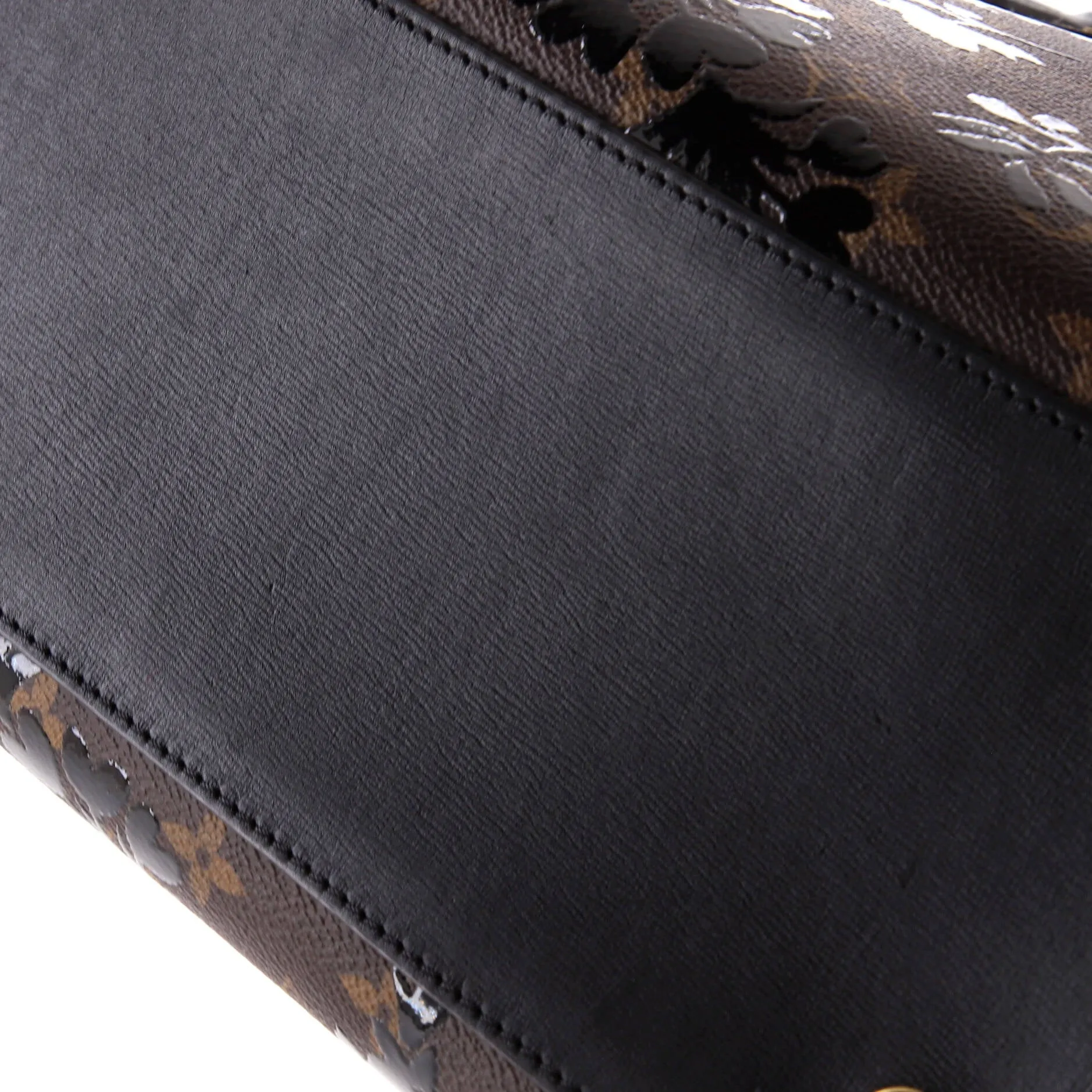 City Steamer Handbag Limited Edition Blossom Monogram Canvas and Leather MM
