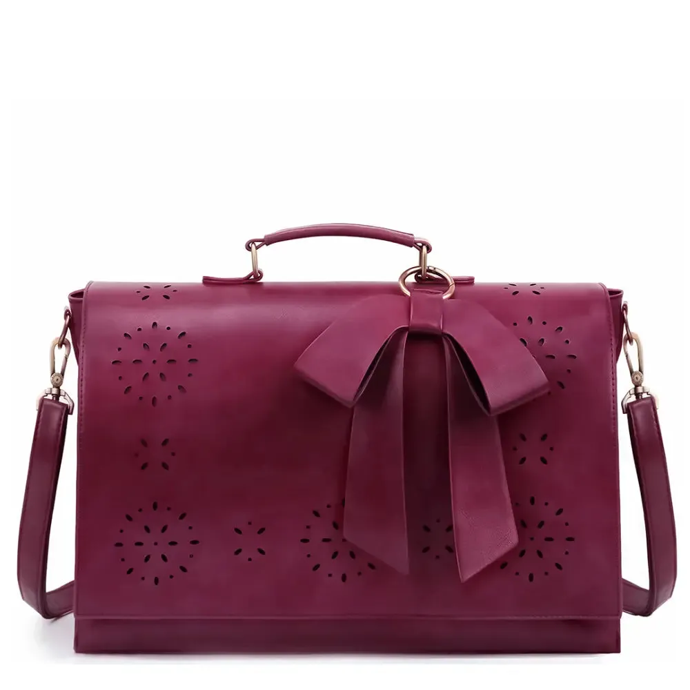 Claire’s Elegant Bow-Tie Satchel