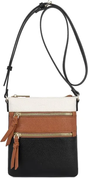 CLUCI Crossbody Purses for Women, Medium Size Zipper Pocket Adjustable Strap, Soft Leather Women's Shoulder Handbags
