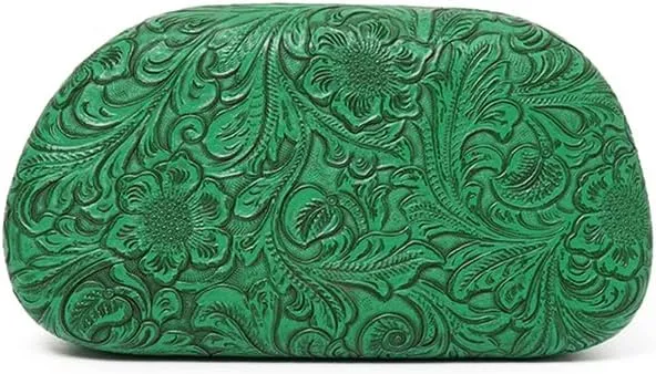 Clutch Purses for Women Evening/Wedding Chic Woven Bag Formal PU Leather Purse Designer Handbags for Party Prom