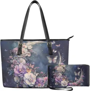 Coldinair Handbags and Purses for Women Large Shoulder Bag Satchel Work Tote Bag with Wallet for School College