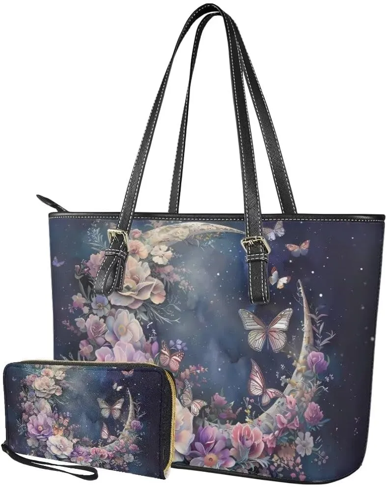 Coldinair Handbags and Purses for Women Large Shoulder Bag Satchel Work Tote Bag with Wallet for School College