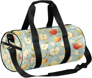 Colorful Apples Sports Gym Bag Duffel Bags Workout Lightweight Shoulder Weekender Bag Travel Duffel Bag for Men Women(Fruit)