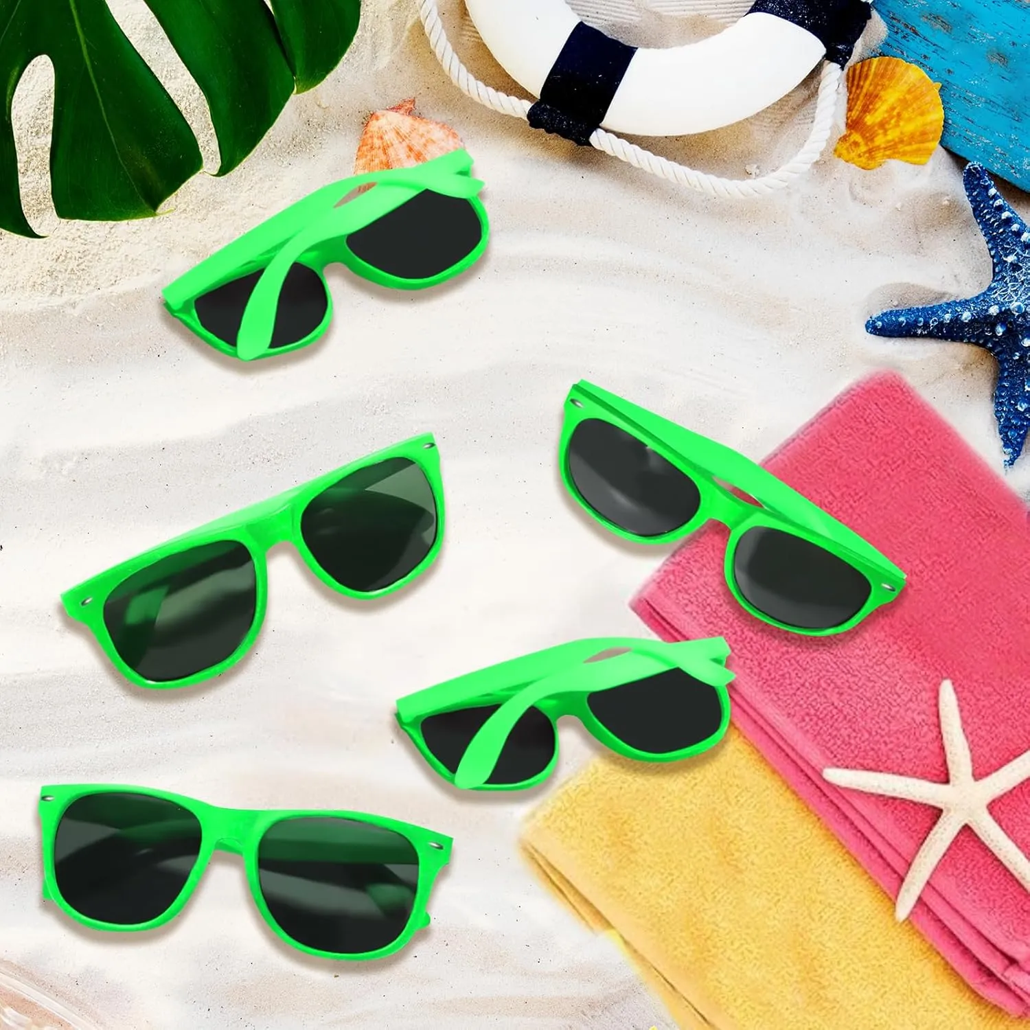 Colorful Party Sunglasses Bulk 20 Packs for Wedding Beach Summer Pool Party Supplies Goodie Bags Stuffers