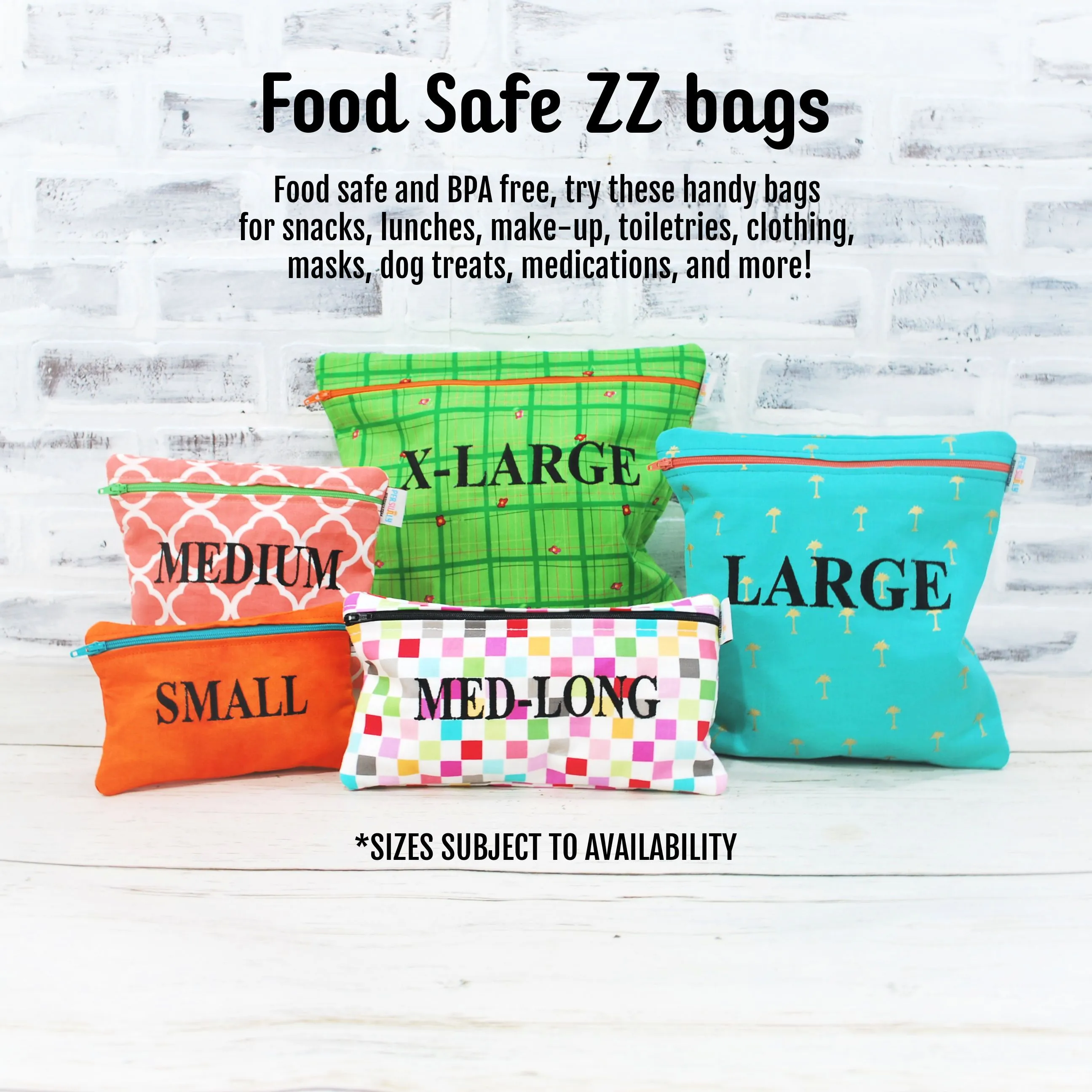 Colorful Robot Personalized Reusable Food Bag