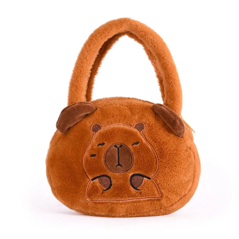 Cool Pig Round Heart Hand Carrying Handbags