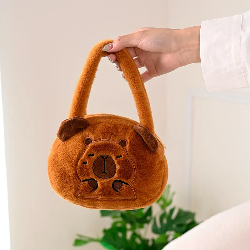 Cool Pig Round Heart Hand Carrying Handbags