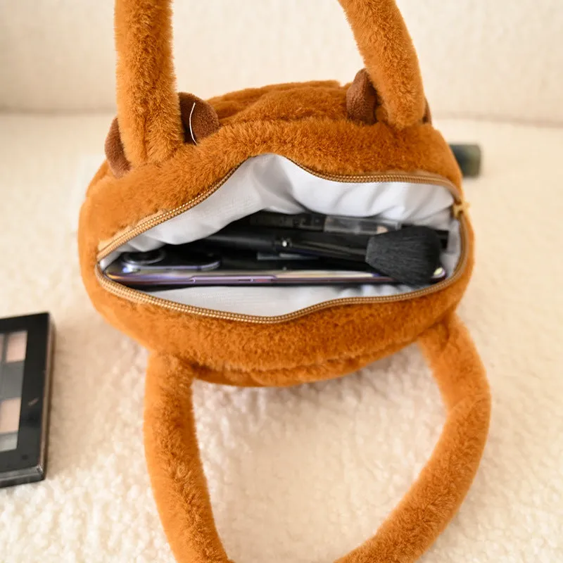 Cool Pig Round Heart Hand Carrying Handbags