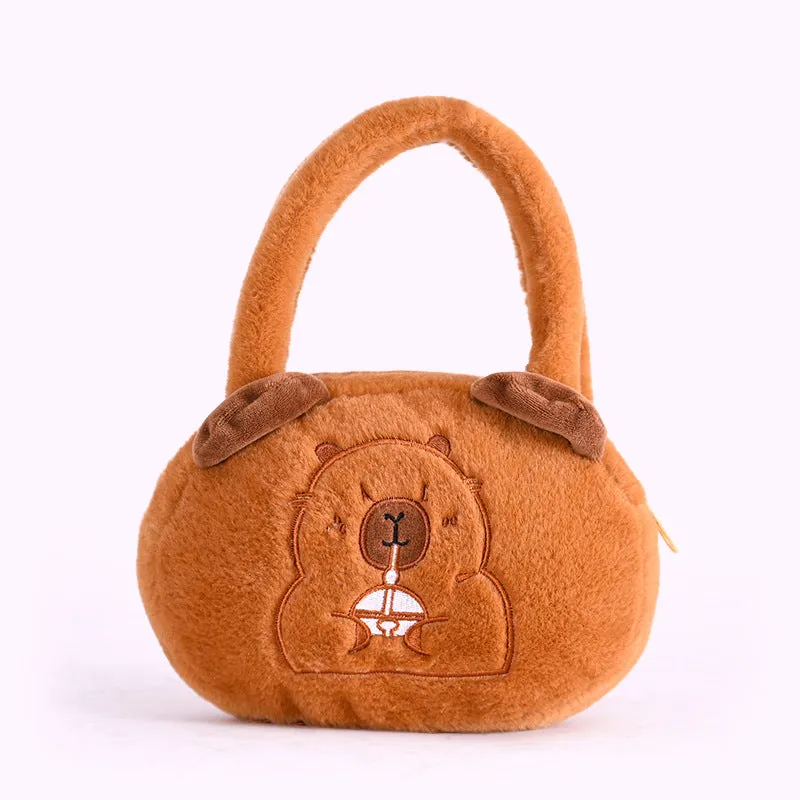Cool Pig Round Heart Hand Carrying Handbags