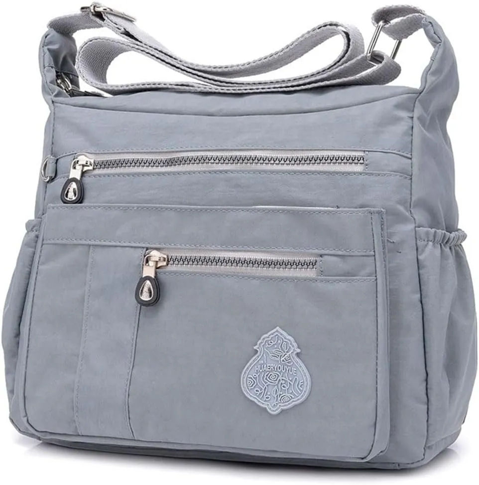 Crossbody Bag for Women Nylon Waterproof Shoulder Handbags Purse Messenger Bag Ladies Travel Bag Pocketbooks