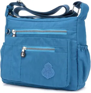 Crossbody Bag for Women Nylon Waterproof Shoulder Handbags Purse Messenger Bag Ladies Travel Bag Pocketbooks