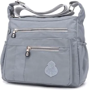 Crossbody Bag for Women Nylon Waterproof Shoulder Handbags Purse Messenger Bag Ladies Travel Bag Pocketbooks
