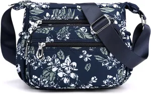 Crossbody Bags for Women, Medium Size Shoulder Handbags Satchel Purse with Multi Zipper Pockets