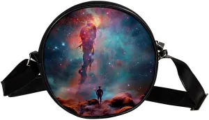 Crossbody Bags for Women,Crossbody Bag Men,Small Sling Bag,Colorful Nebula Space Universe,Crossbody Purse