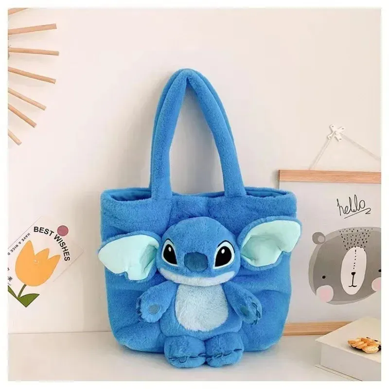 Disney New Cartoon Stitch Plush Children's School Bag