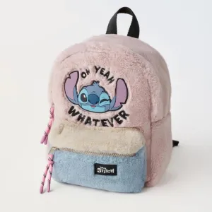 Disney New Cartoon Stitch Plush Children's School Bag