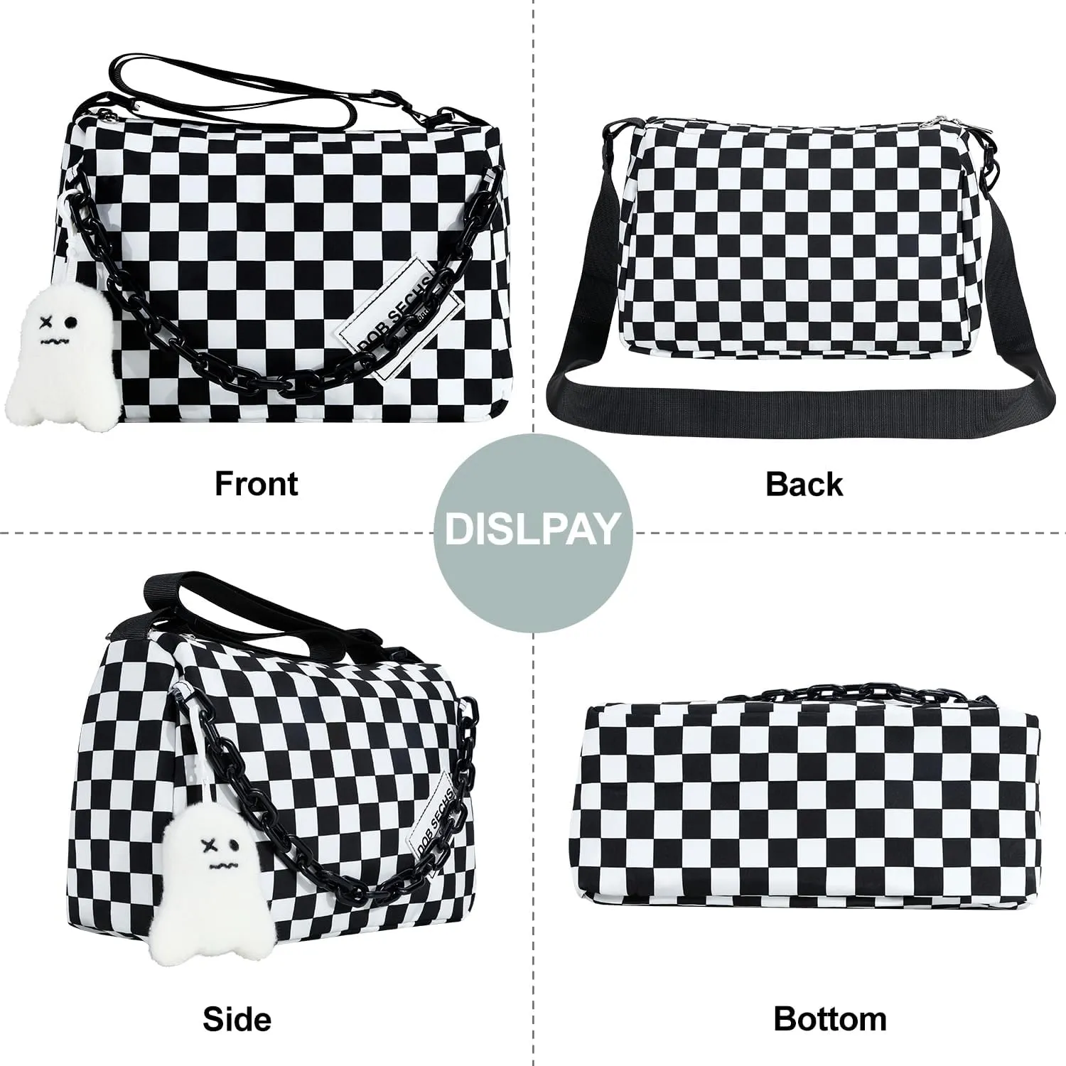 DOB SECHS Crossbody Purse Small Messenger Bags for Women Shoulder Bag…