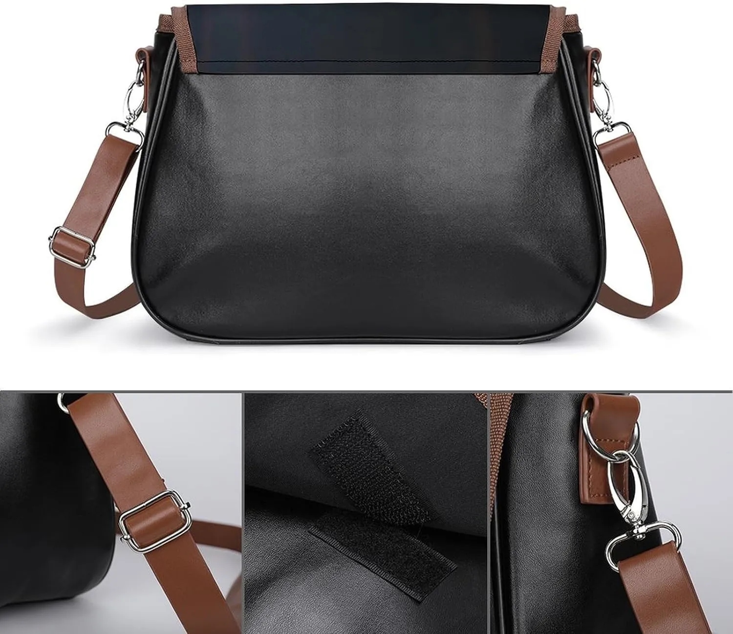 Dragonfly Green Crossbody Bags for Women,PU Leather Tote Bag for Women,Shoulder Bag Purse for Work Shopping Travel
