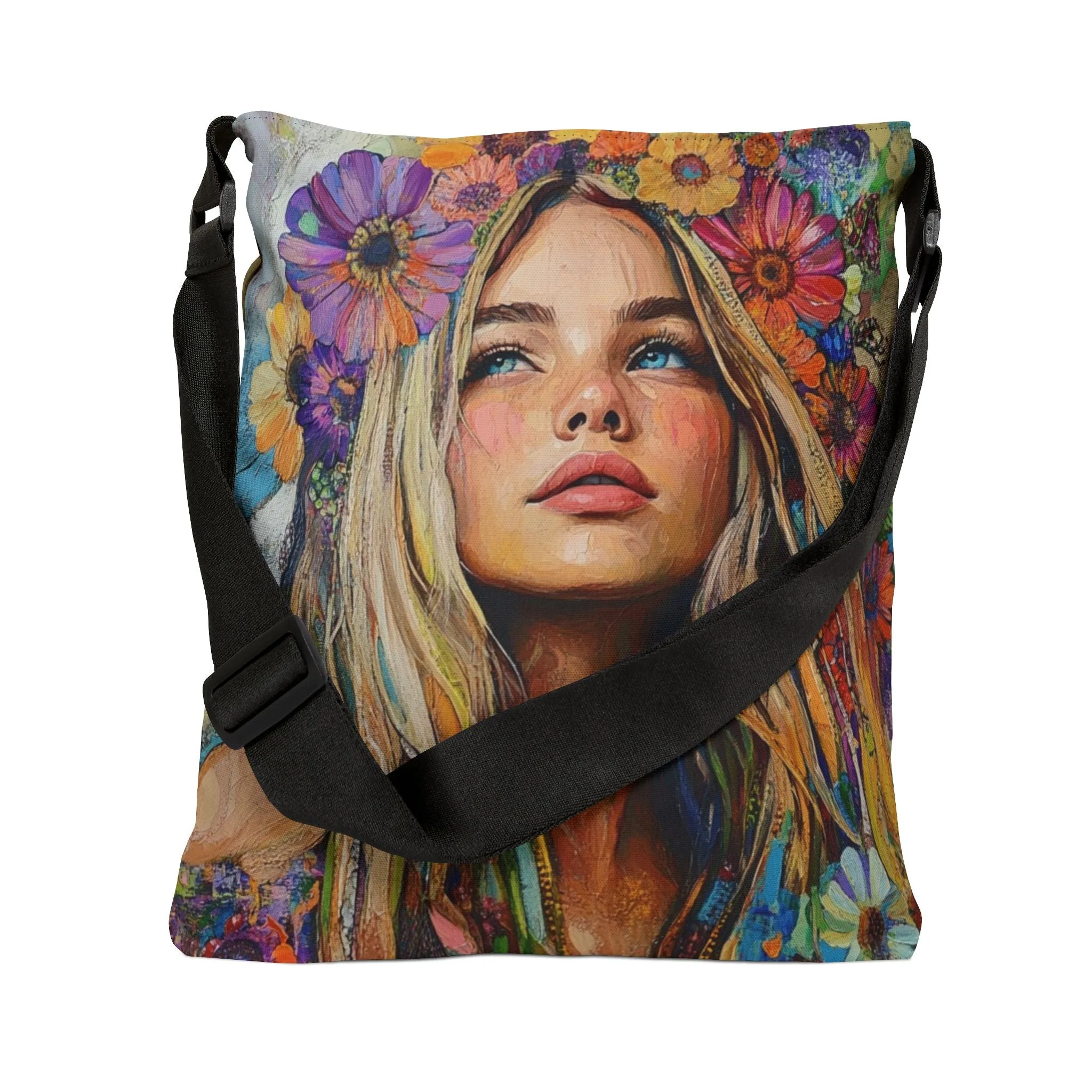 DUO MODERN "Blossom Child" Adjustable Tote Bag