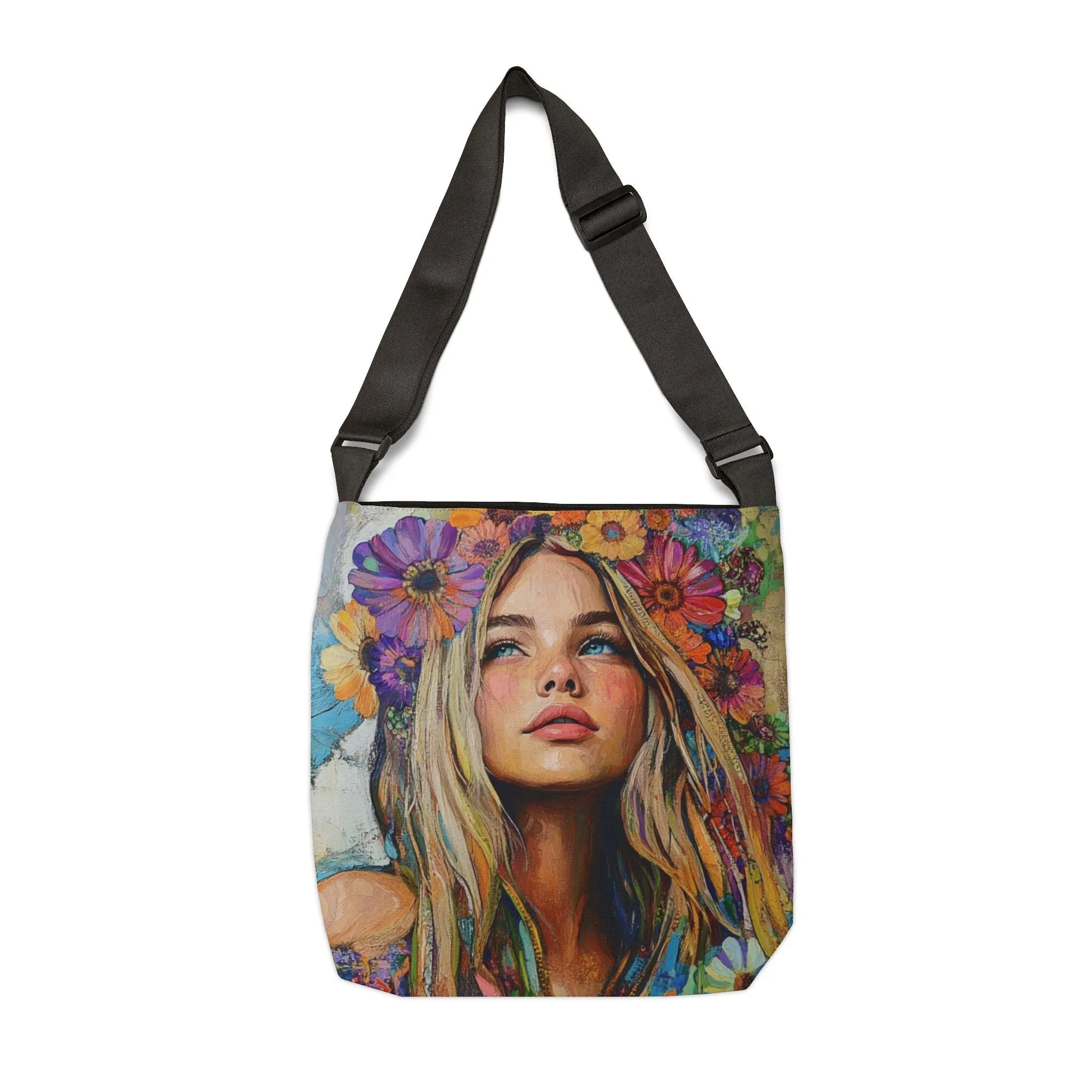 DUO MODERN "Blossom Child" Adjustable Tote Bag