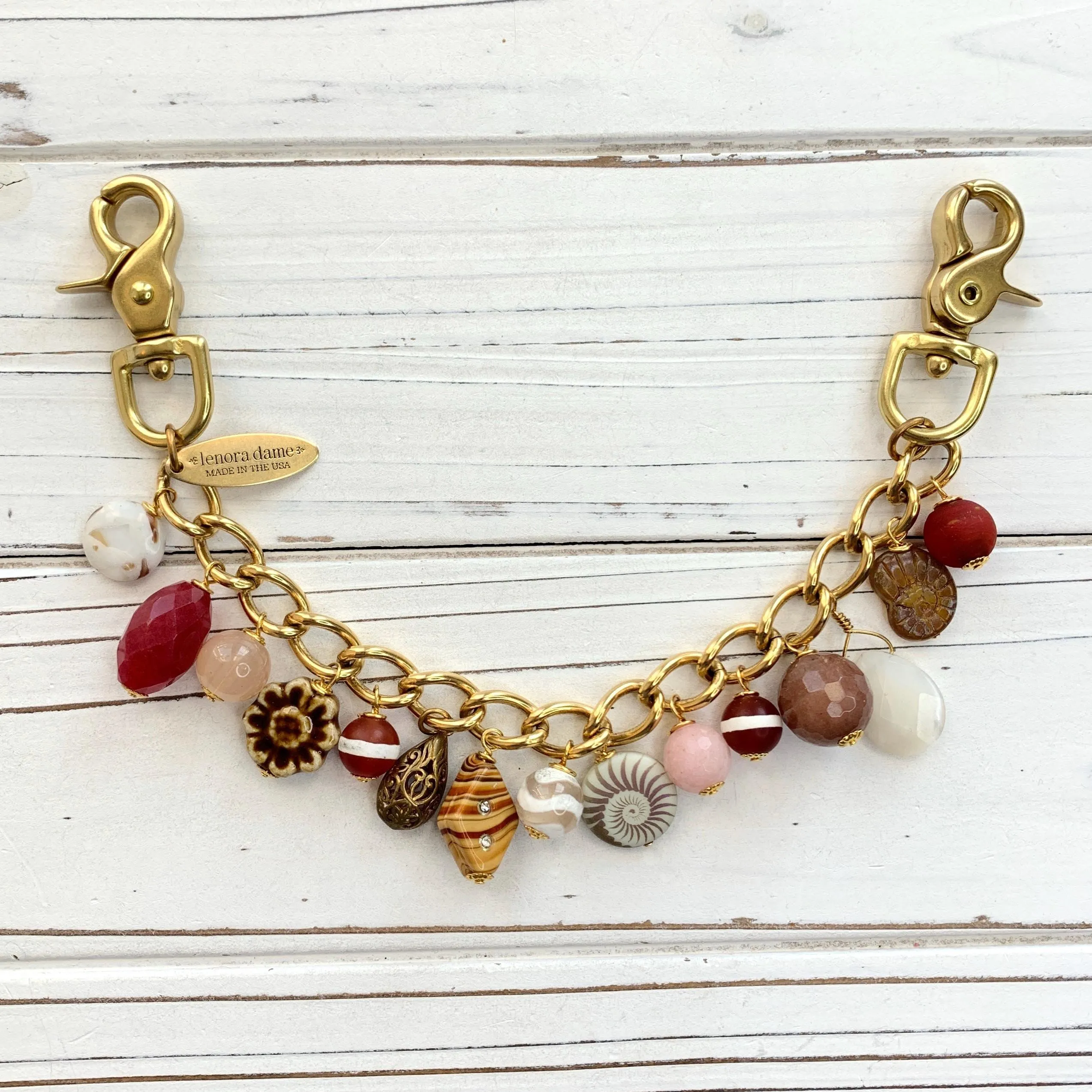 Earthen Chain Bag Charm