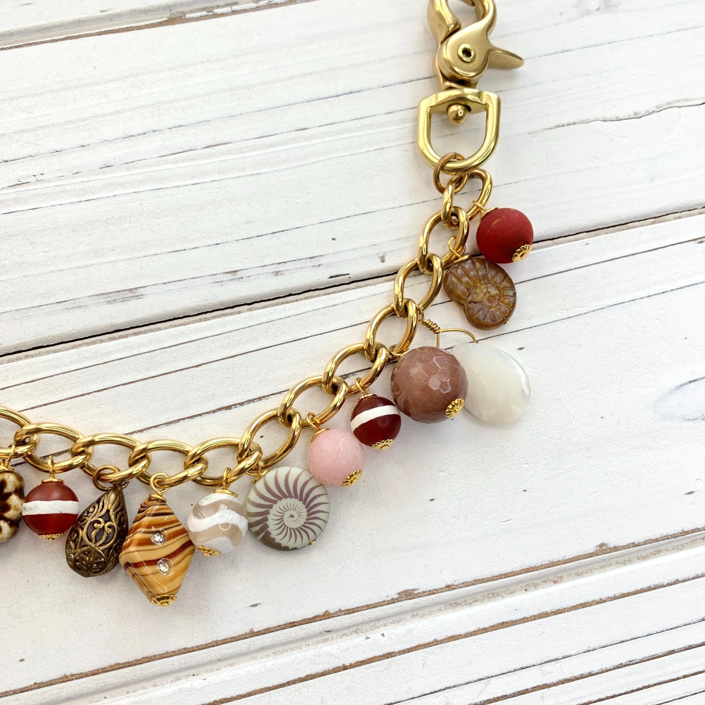Earthen Chain Bag Charm