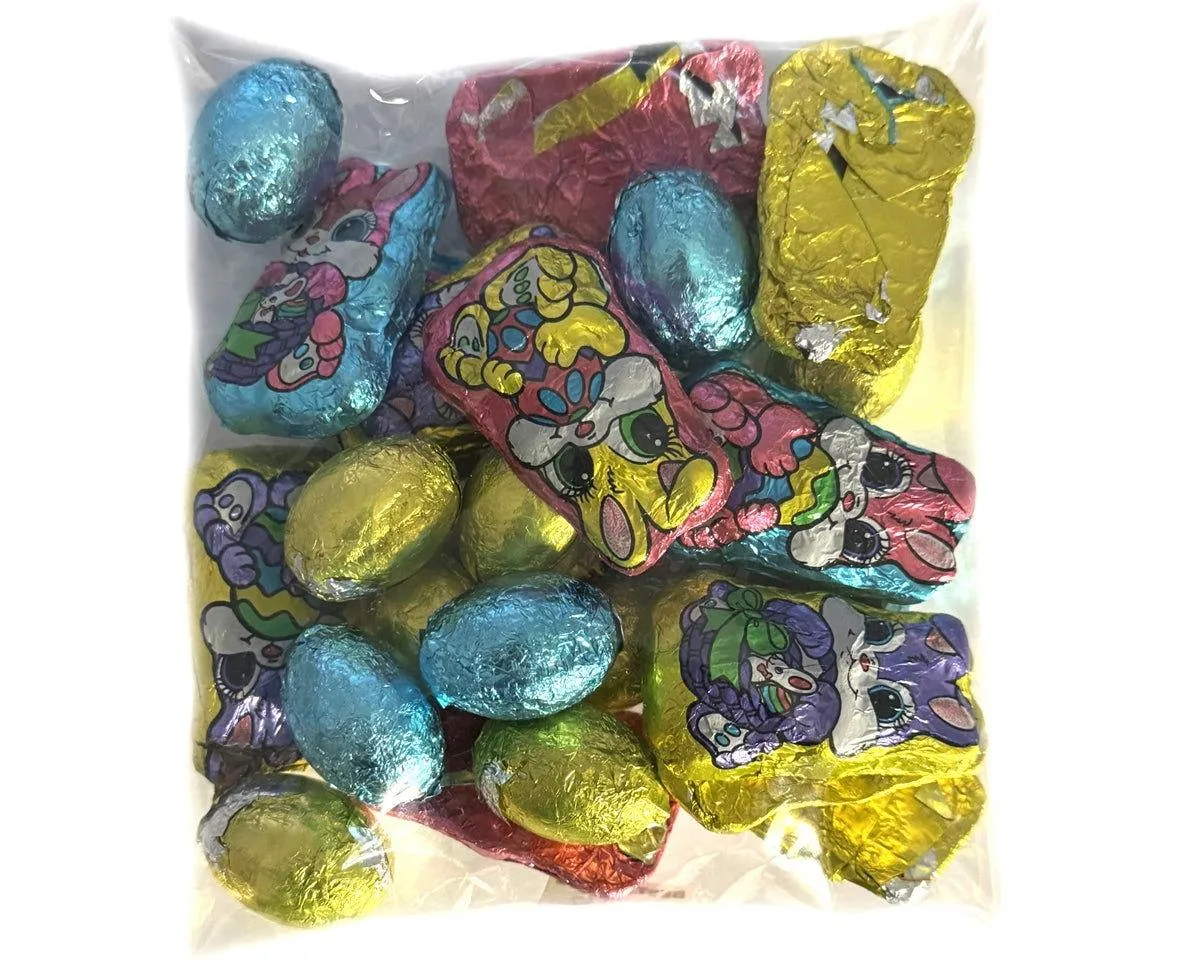 Easter Foil Chocolates Flat Bags