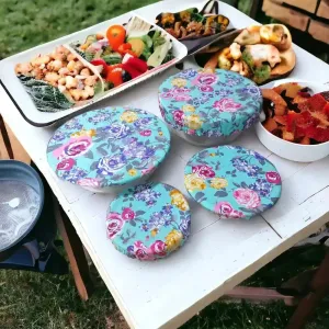 Eco Friendly Reusable Food Covers, Food Safe Stylish Reusable Bowl Cover Sets, Made in Australia