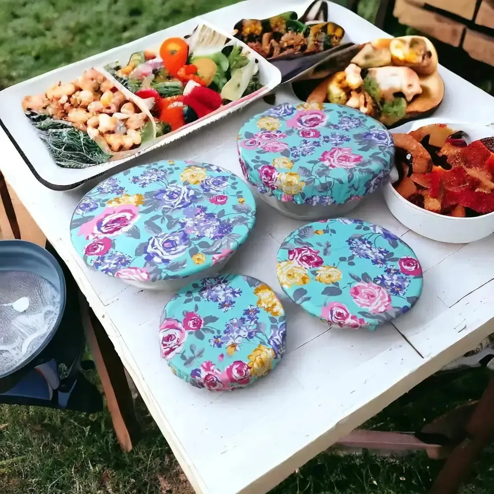 Eco Friendly Reusable Food Covers, Food Safe Stylish Reusable Bowl Cover Sets, Made in Australia