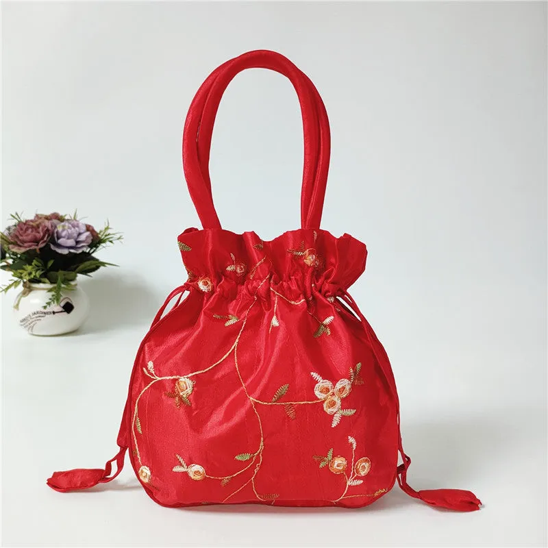 Elegant Women's Clutch Ethnic Style Embroidered Handbags