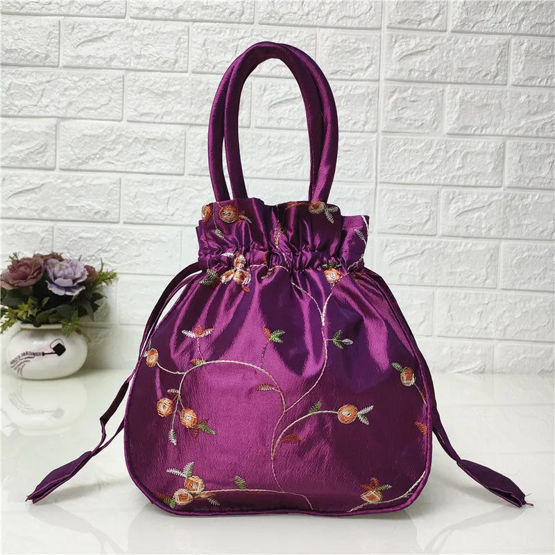 Elegant Women's Clutch Ethnic Style Embroidered Handbags