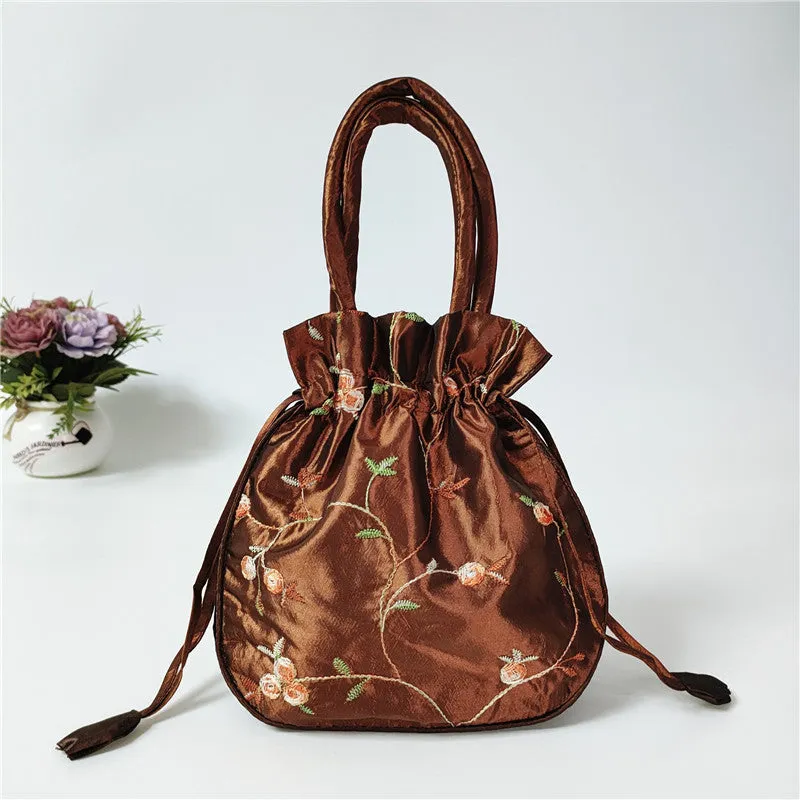 Elegant Women's Clutch Ethnic Style Embroidered Handbags