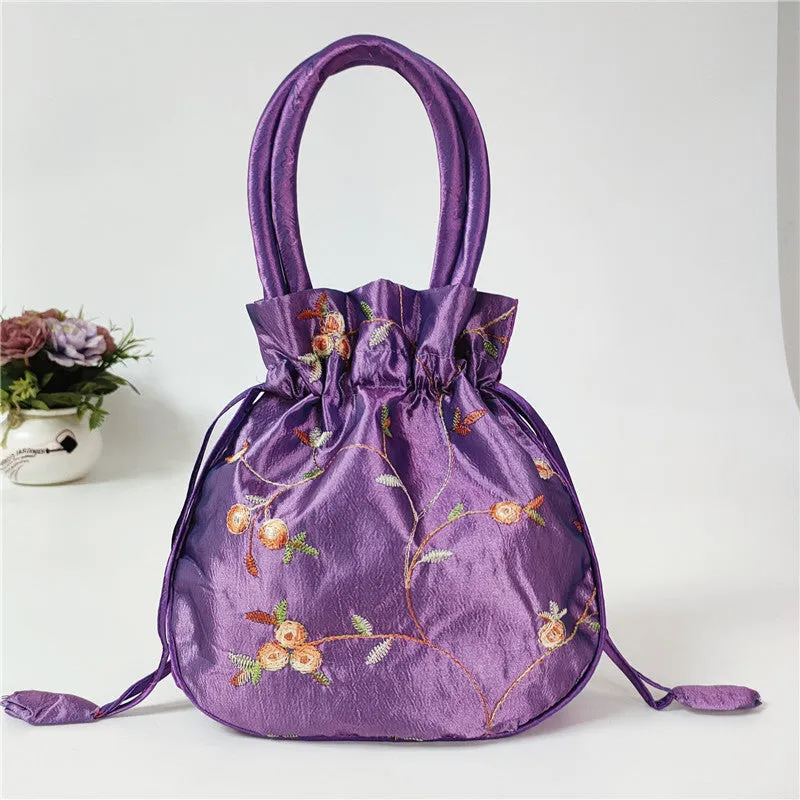 Elegant Women's Clutch Ethnic Style Embroidered Handbags