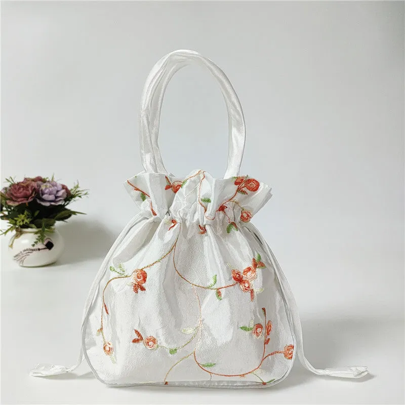 Elegant Women's Clutch Ethnic Style Embroidered Handbags