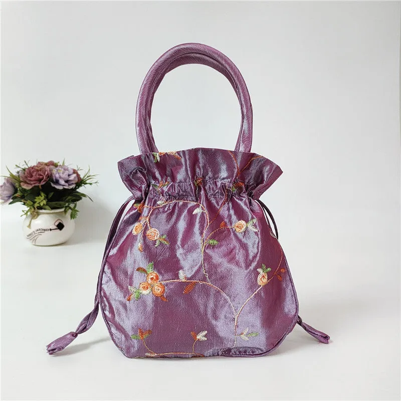 Elegant Women's Clutch Ethnic Style Embroidered Handbags