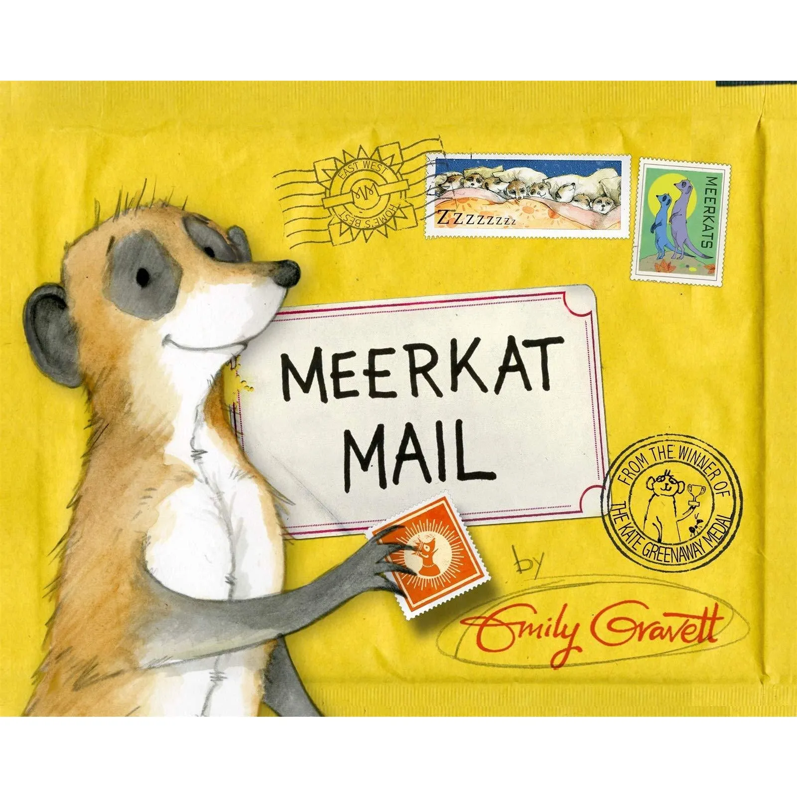 Emily Gravett Collection 5 Books Set (Meerkat Mail, Tidy, Again, Cyril and Pat, Bear and Hare Mine [Board book])