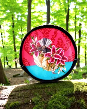 Fantails in Shell Coin Purse