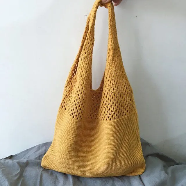Fashionable Knitted Handbags
