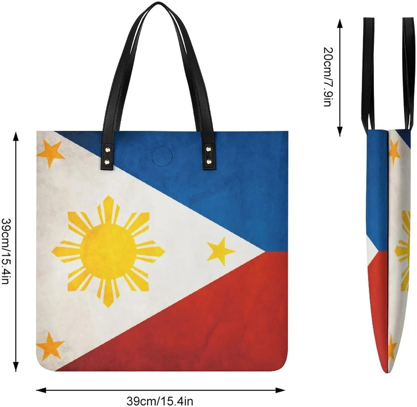 Floral Bird Tropical Paradise Hawaii Leather Handbag with Large Space, Fashionable Handbag