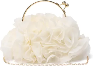 Floral Clutch Purses for Women Flower Evening Bag Wedding Purse Party Prom Handbags