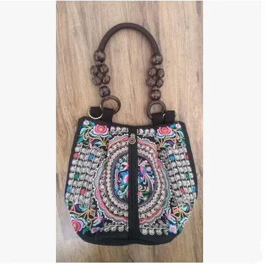 Floral Embroidery Vintage Bag