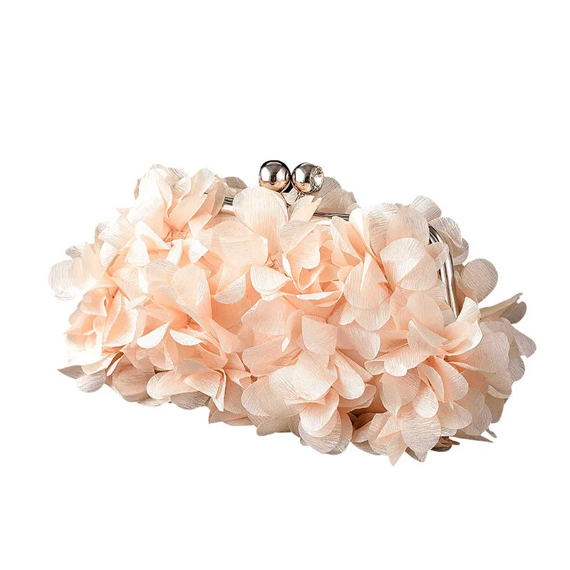 Flower Banquet Bridal Nightclub Fashion Dress Handbags