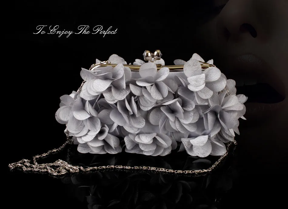 Flower Banquet Bridal Nightclub Fashion Dress Handbags