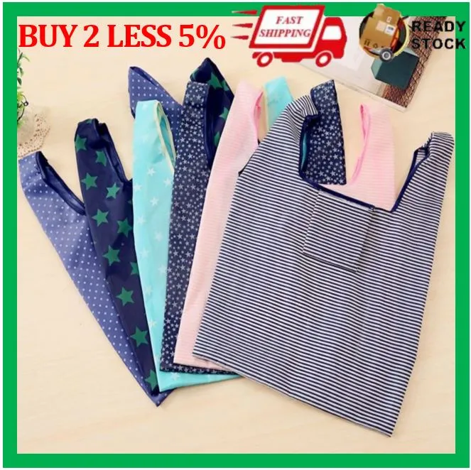 Foldable Reusable Recyclable Washable Heavy Duty Grocery Tote Bag