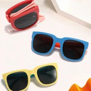Foldable Sunglasses for Kids 1pc (Random Colour)